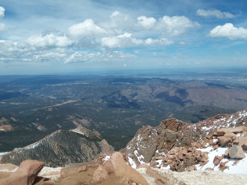 On top of the world at 14,000 feet